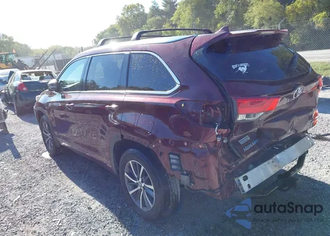 2017 Toyota Highlander Xle из США, поврежденный, VIN 5TDJZRFH7HS421587